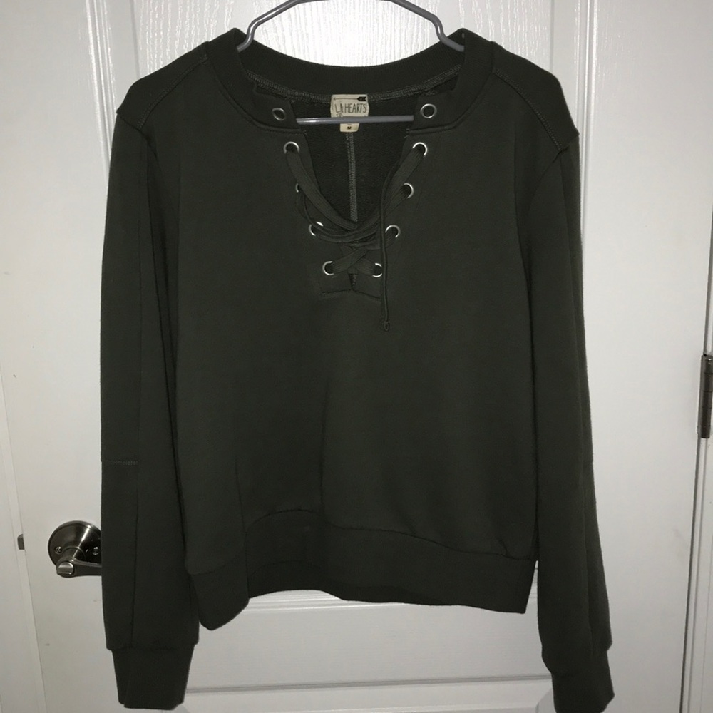 tie up sweater
